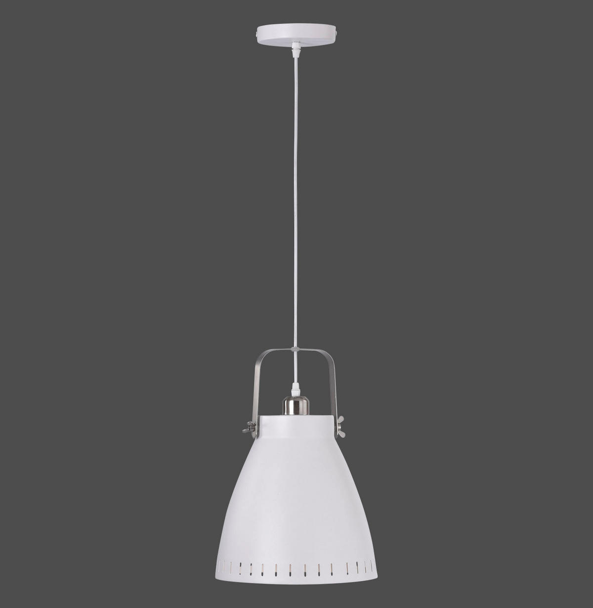 Just Light Pendelleuchte PN11059-16 weiß Stahl B/H/L: ca. 22x120x22 cm E27 1 Brennstellen EVA - weiß (22,00/22,00/120,00cm) - Just Light