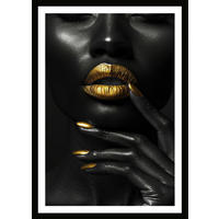 Gerahmtes Bild Frau B/H: ca. 70x50 cm Bild_Cheb 50x70cm - (70,00/50,00cm)