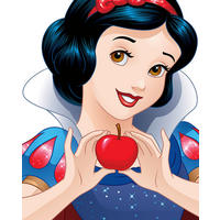 Komar Poster Snow White Portrait Disney B/L: ca. 40x50 cm Snow White Portrait - (40,00/50,00cm) - Komar
