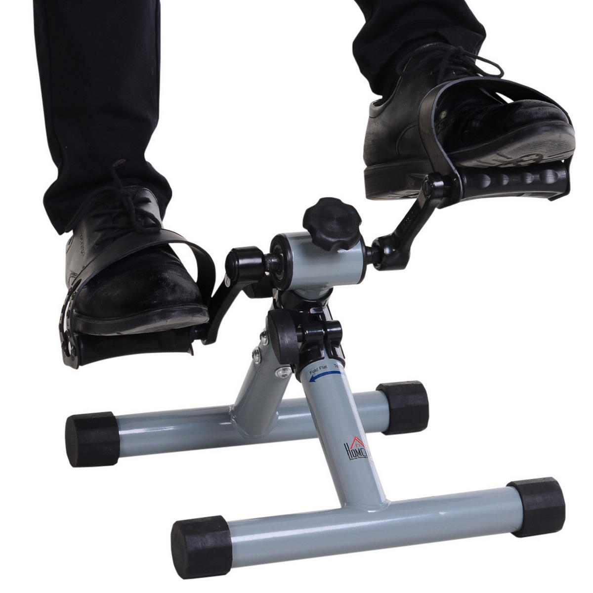 HOMCOM Mini-Heimtrainer silber Stahl B/H/T: ca. 33x32x34 cm Mini-Heimtrainer - silber (33,00/32,00/34,00cm) - HOMCOM