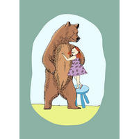 Komar Poster Lili and Bear Lili and Bear - (50,00/70,00cm) - Komar