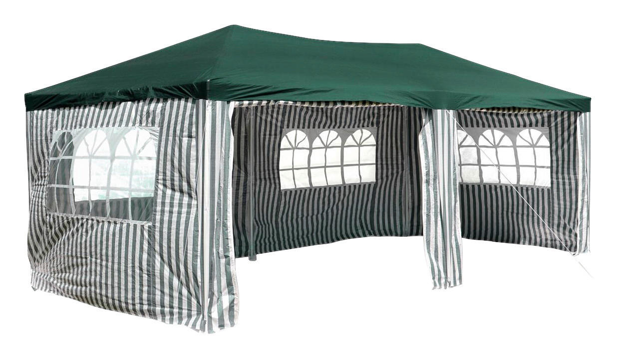 VCM Pavillon grün Polyester-Mischgewebe B/H/L: ca. 600x197x300 cm Pavillon - grün (300,00/600,00/197,00cm) - VCM