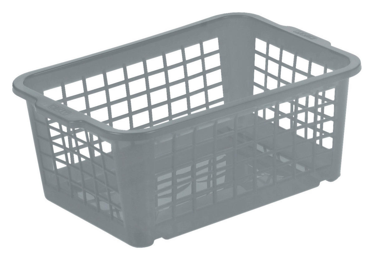 keeeper Korb grau B/H/L: ca. 17x10x25 cm Mini-Körbchen_Fred - grau (25,00/17,00/10,00cm) - keeeper