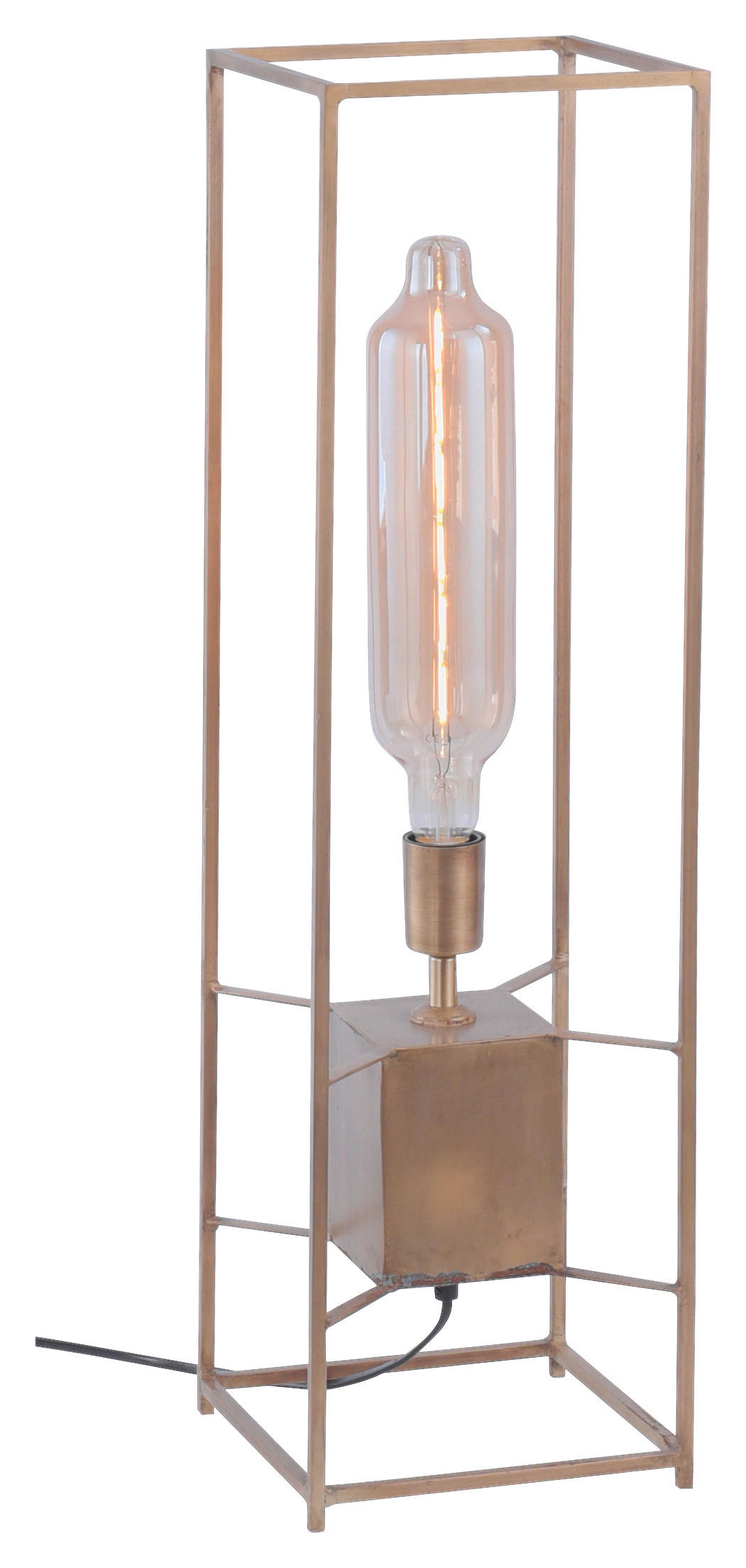 Paul Neuhaus Stehleuchte  PN765-90 messing Metall B/H/L: ca. 20x72x20 cm E27 1 Brennstellen TARA - messing (20,00/20,00/72,00cm) - Paul Neuhaus