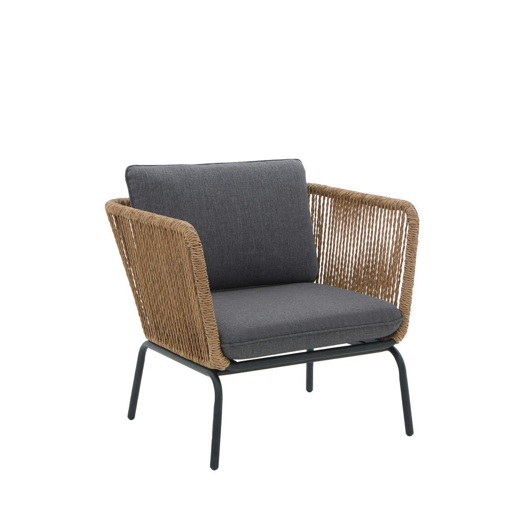 Thumbnail - POCOline Gartensitzgruppe Verona dunkelgrau Stahl