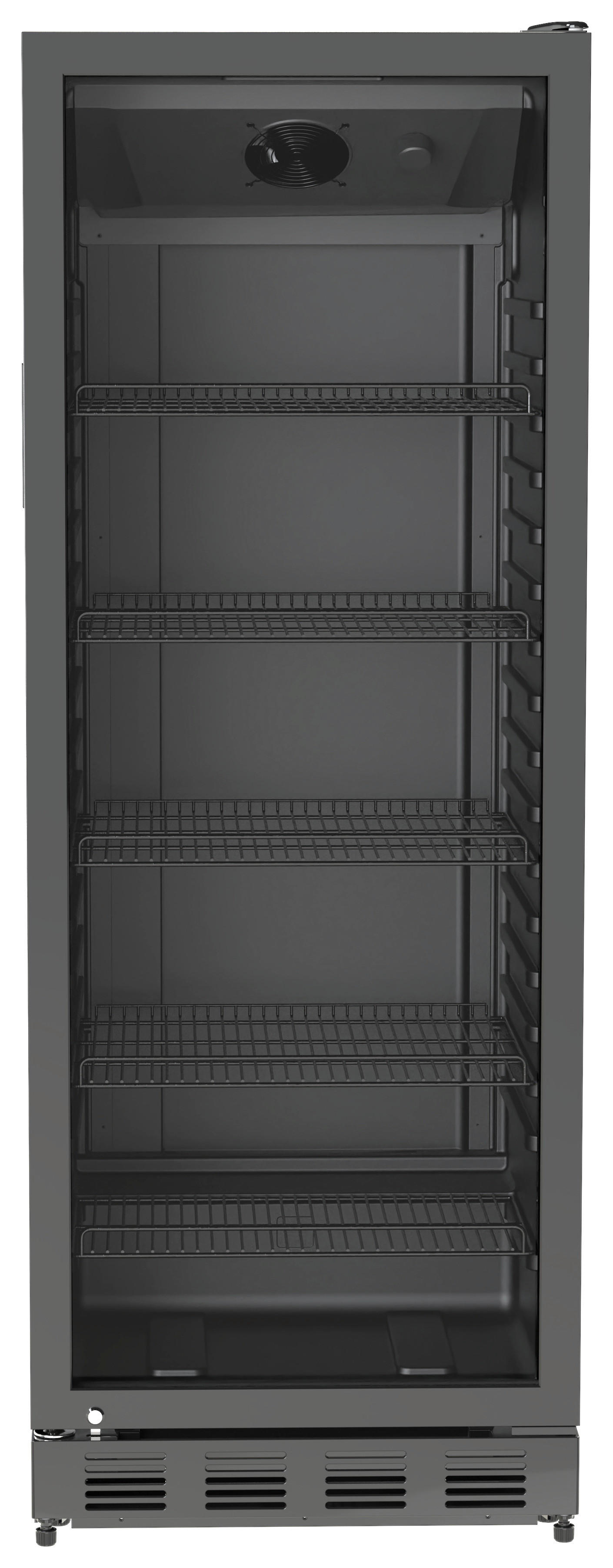 POCOline Kühlschrank GTK164-358CS schwarz B/H/T: ca. 60x164x66 cm Glastürkühlschrank GTK164-358CS - schwarz (60,00/164,00/66,00cm) - POCOline