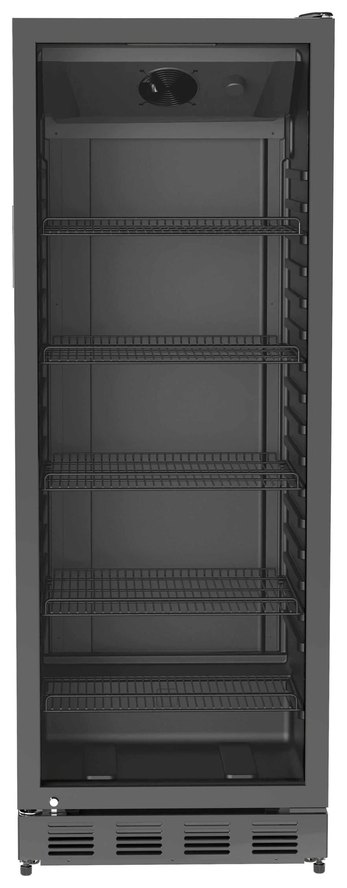POCOline Kühlschrank GTK164-358CS schwarz B/H/T: ca. 60x164x66 cm Glastürkühlschrank GTK164-358CS - schwarz (60,00/164,00/66,00cm) - POCOline