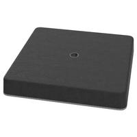 Outsunny Schirmgewichte schwarz Polyester B/H/L: ca. 89x10,5x89 cm Schirmgewichte - schwarz (89,00/89,00/10,50cm) - Outsunny