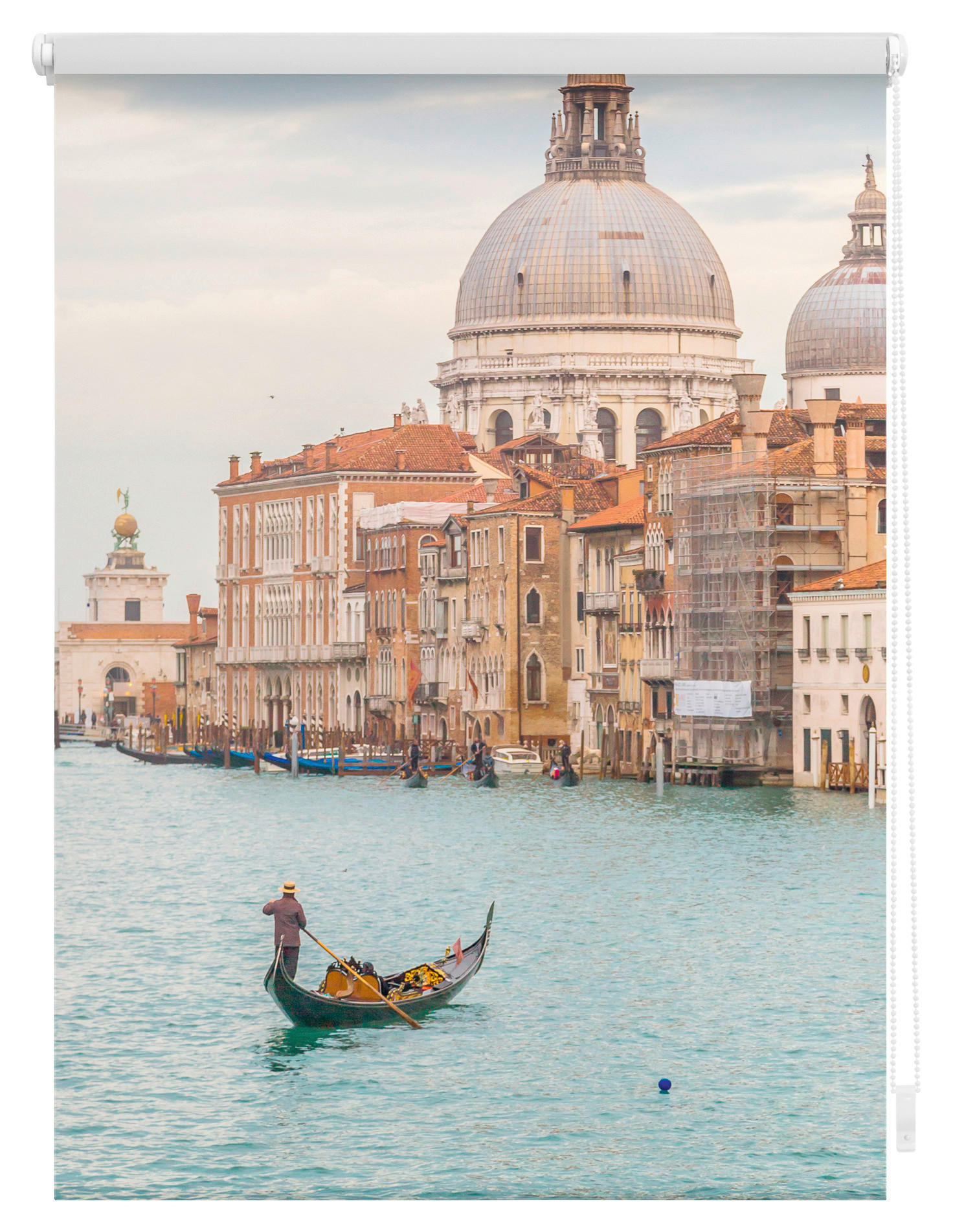 Thumbnail - LICHTBLICK Rollo Venedig Canal Grande blau B/L: ca. 45x150 cm