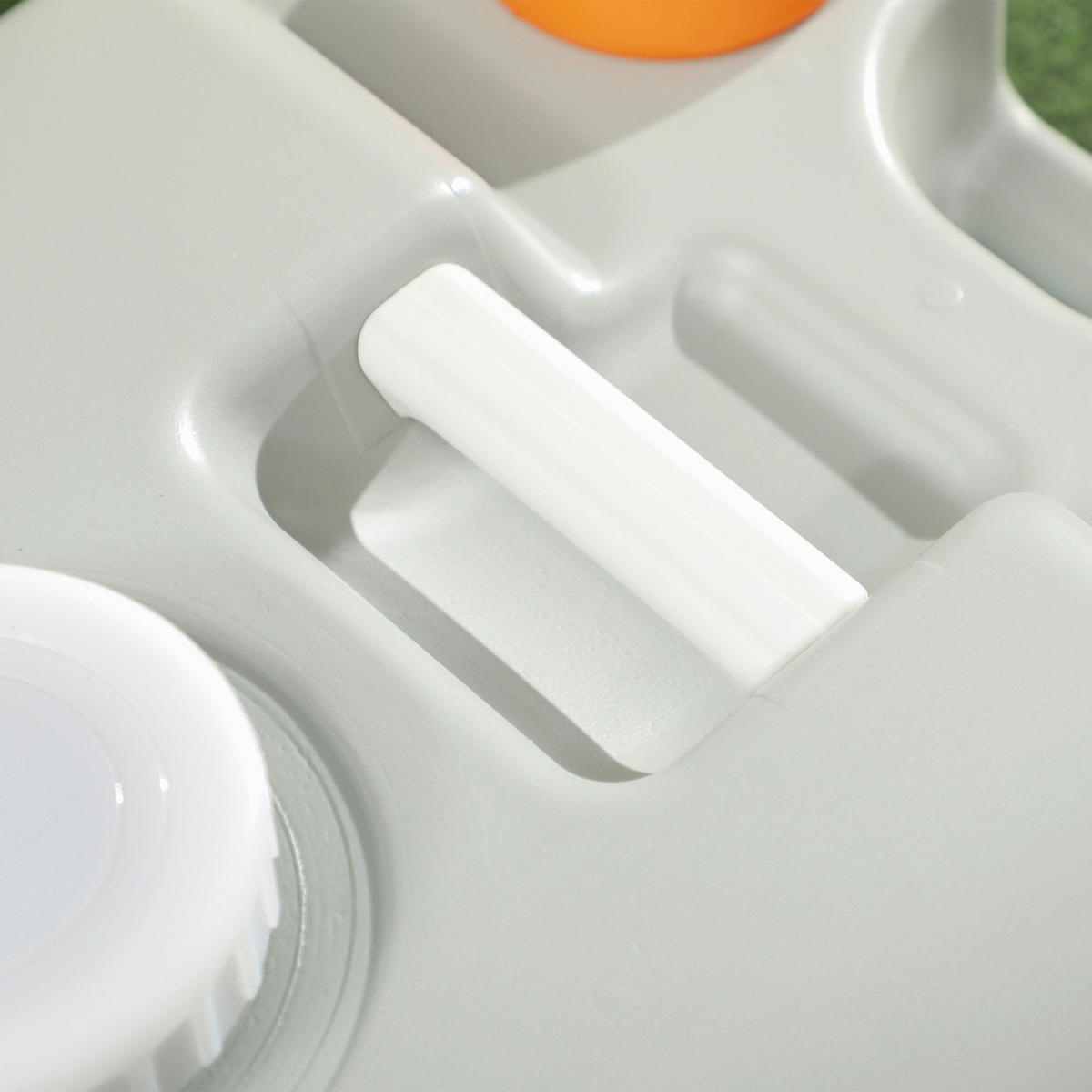 Outsunny Abwasser Rolltank B/H/L: ca. 26x53x33 cm Abwasser Rolltank 22l - grau (33,00/26,00/53,00cm) - Outsunny