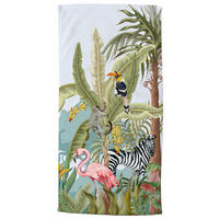 Strandtuch Jungle party Multi Polyester B/L: ca. 75x150 cm Jungle party - Multi (75,00/150,00cm) - Good Morning