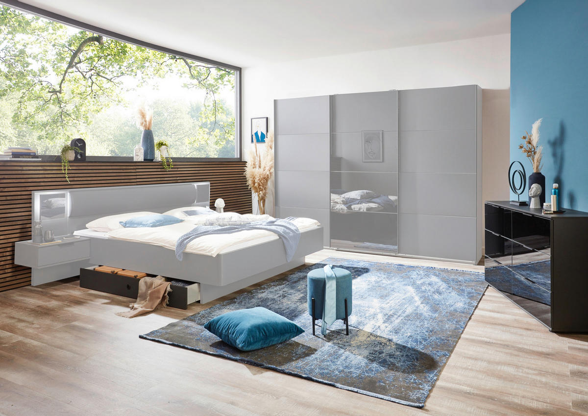 Bettschubkästen Barcelona Graphit B/H/T: ca. 141x20x61 cm Barcelona - Graphit (141,00/20,00/61,00cm)