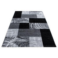 Ayyildiz Teppich PARMA schwarz B/L: ca. 140x200 cm PARMA - schwarz (140,00/200,00cm) - Ayyildiz