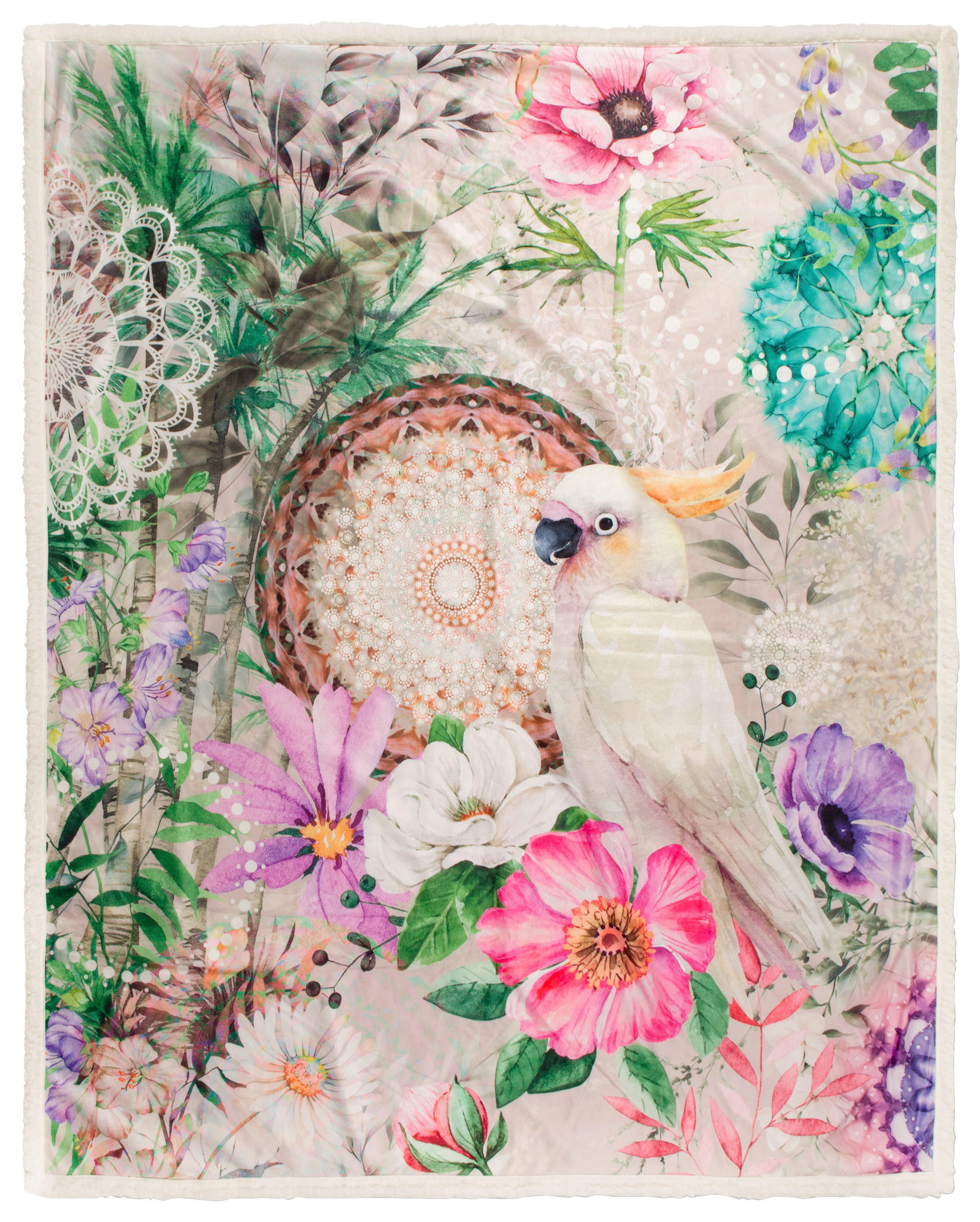 Wohndecke Indah Multi Polyester B/L: ca. 130x160 cm Indah - Multi (130,00/160,00cm) - HIP