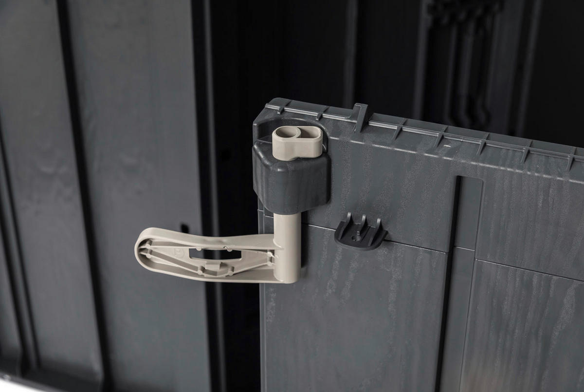 Toomax Mülltonnenbox Stora Way grau B/H/L: ca. 111x74,5x129,5 cm Stora Way - anthrazit/grau (129,50/111,00/74,50cm) - Toomax