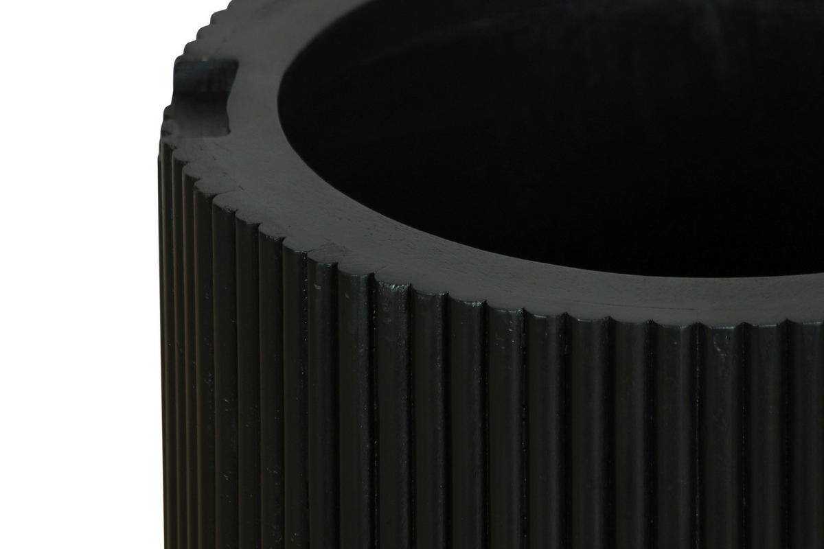 Beistelltisch OWEN schwarz Mango H/D: ca. 50x40 cm OWEN - schwarz (40,00/50,00cm) - byLIVING