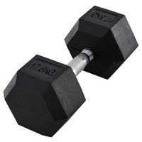 HOMCOM Kurzhantel schwarz Eisen B/H/L: ca. 16,2x34,6x16,2 cm Kurzhantel - schwarz (16,20/16,20/34,60cm) - HOMCOM