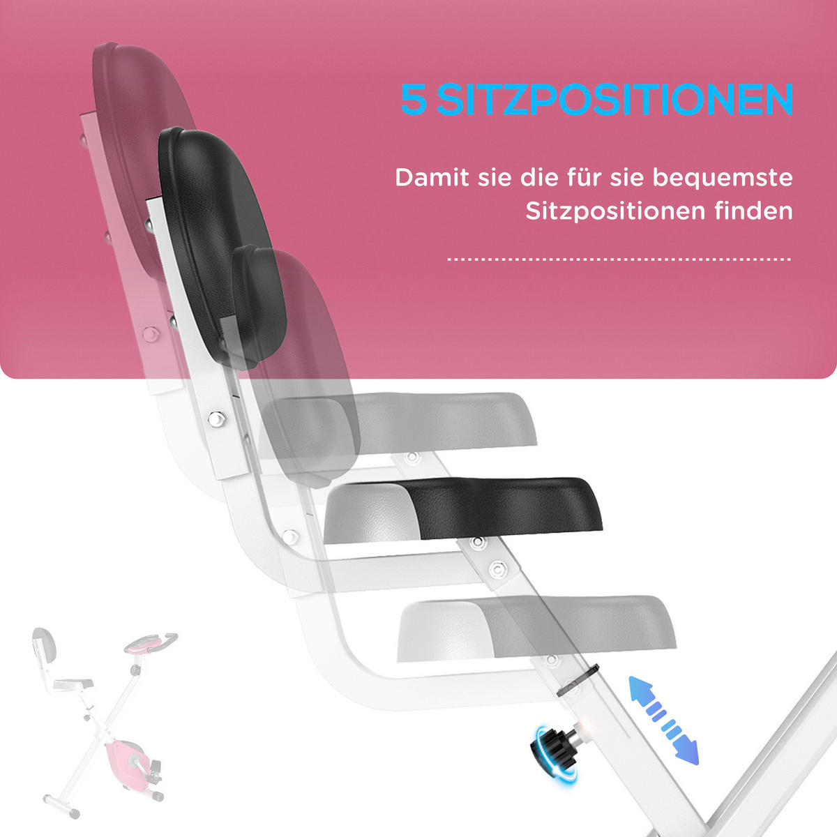 HOMCOM Fahrradtrainer rot PVC H/L: ca. 109x97 cm Fahrradtrainer - rot (97,00cm) - HOMCOM