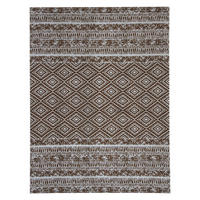 Kayoom Flachgewebeteppich Sunny 110 braun B/L: ca. 120x170 cm Sunny 110 - braun (120,00/170,00cm) - Kayoom