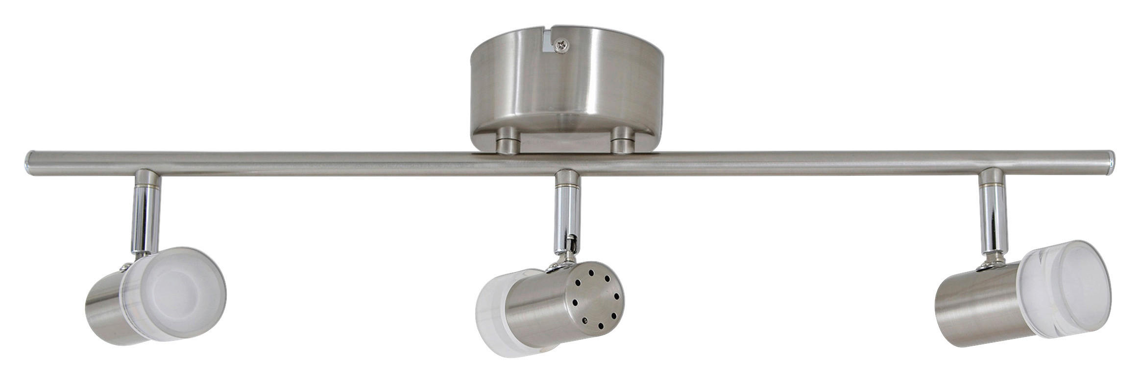 Näve Leuchten 3er LED-Wand-u. Deckenspot "Malaga" Malaga NV1204750 Stahl Metall Acryl B/H/L: ca. 10x15x61 cm null 3 Brennstellen 3er LED-Wand-u. Deckenspot "Malaga" - Stahl (61,00/10,00/15,00cm) - Näve Leuchten