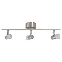 Näve Leuchten 3er LED-Wand-u. Deckenspot "Malaga" Malaga NV1204750 Stahl Metall Acryl B/H/L: ca. 10x15x61 cm null 3 Brennstellen 3er LED-Wand-u. Deckenspot "Malaga" - Stahl (61,00/10,00/15,00cm) - Näve Leuchten