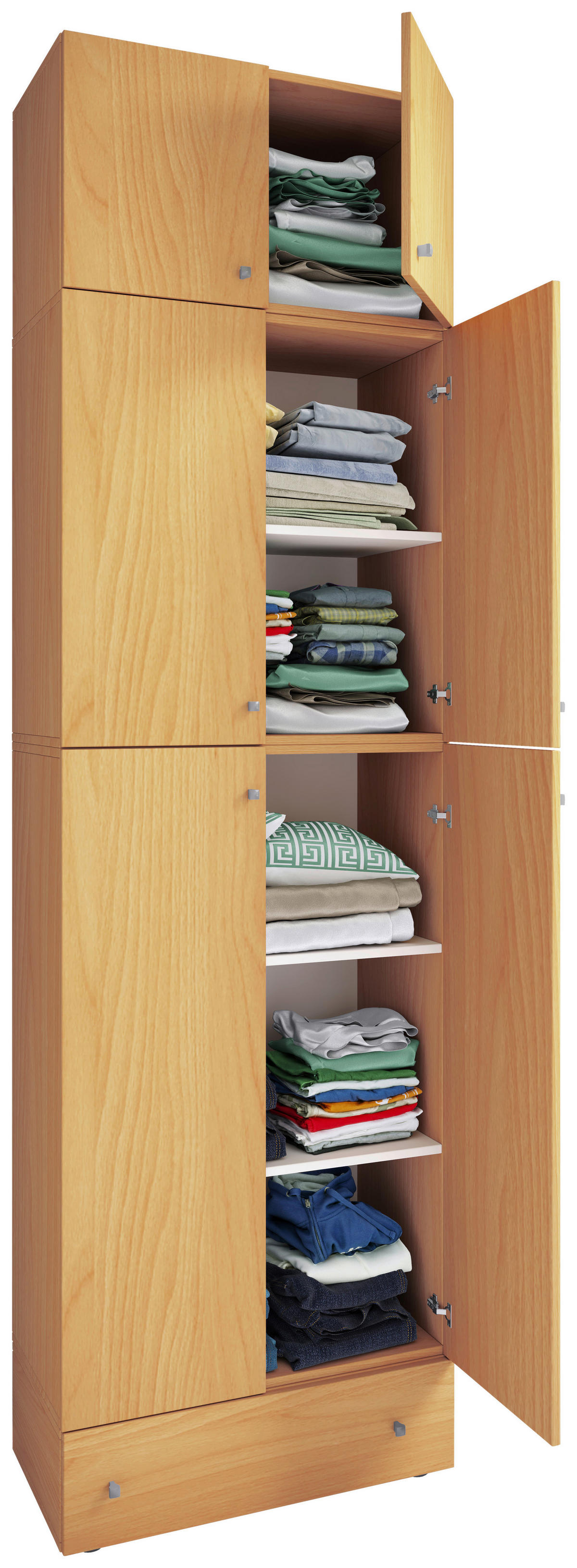 Kleiderschrank Lona buche Lona - buche - VCM Möbel