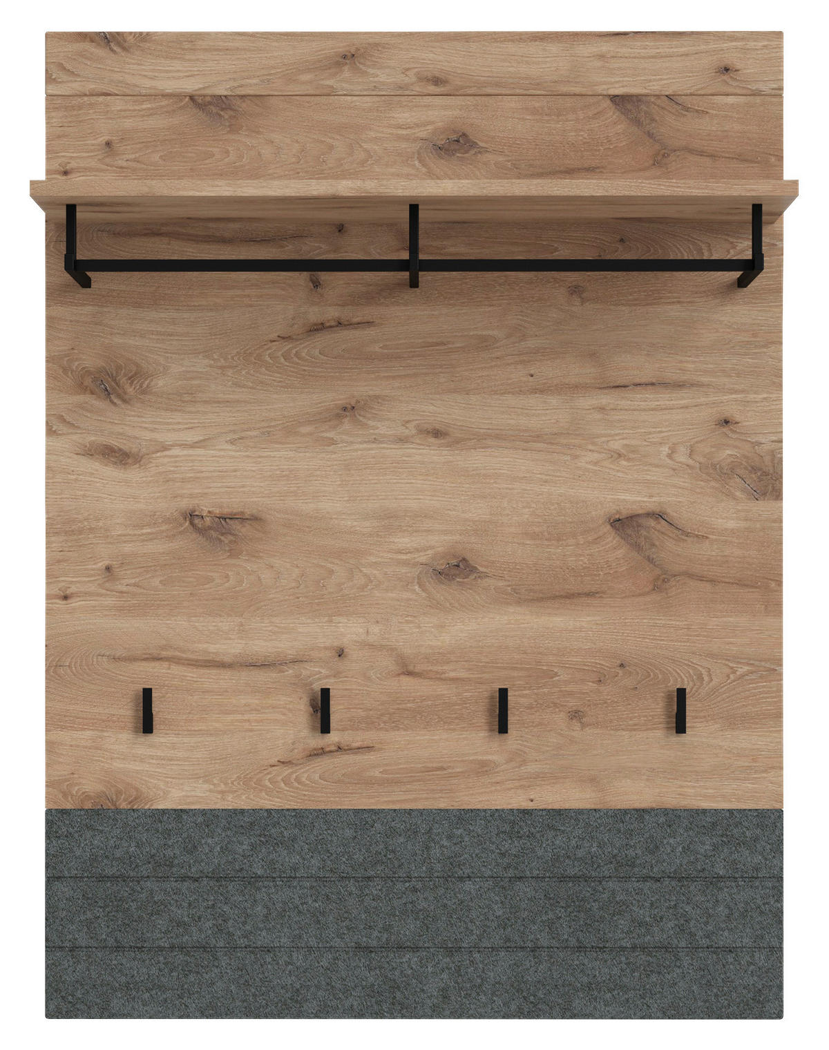 Garderobenpaneel Roxy Eiche Viking Nachbildung B/H/T: ca. 80x107x31 cm Roxy - (80,00/107,00/31,00cm)