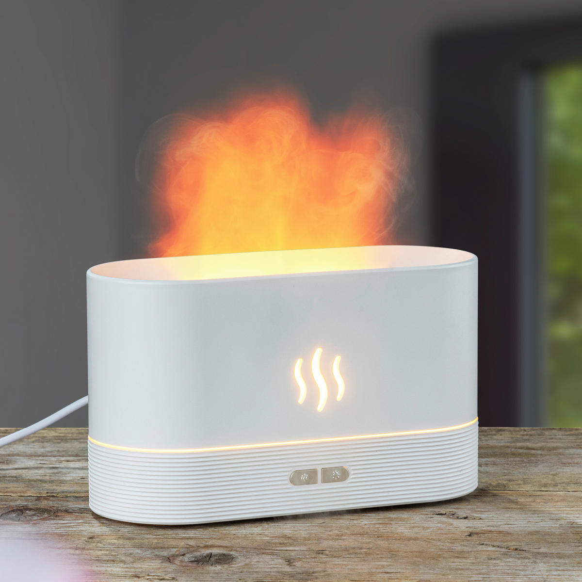 Aromadiffuser Aromadiffuser_mit_Flammeneffekt - weiß (17,10/7,50/10,10cm)