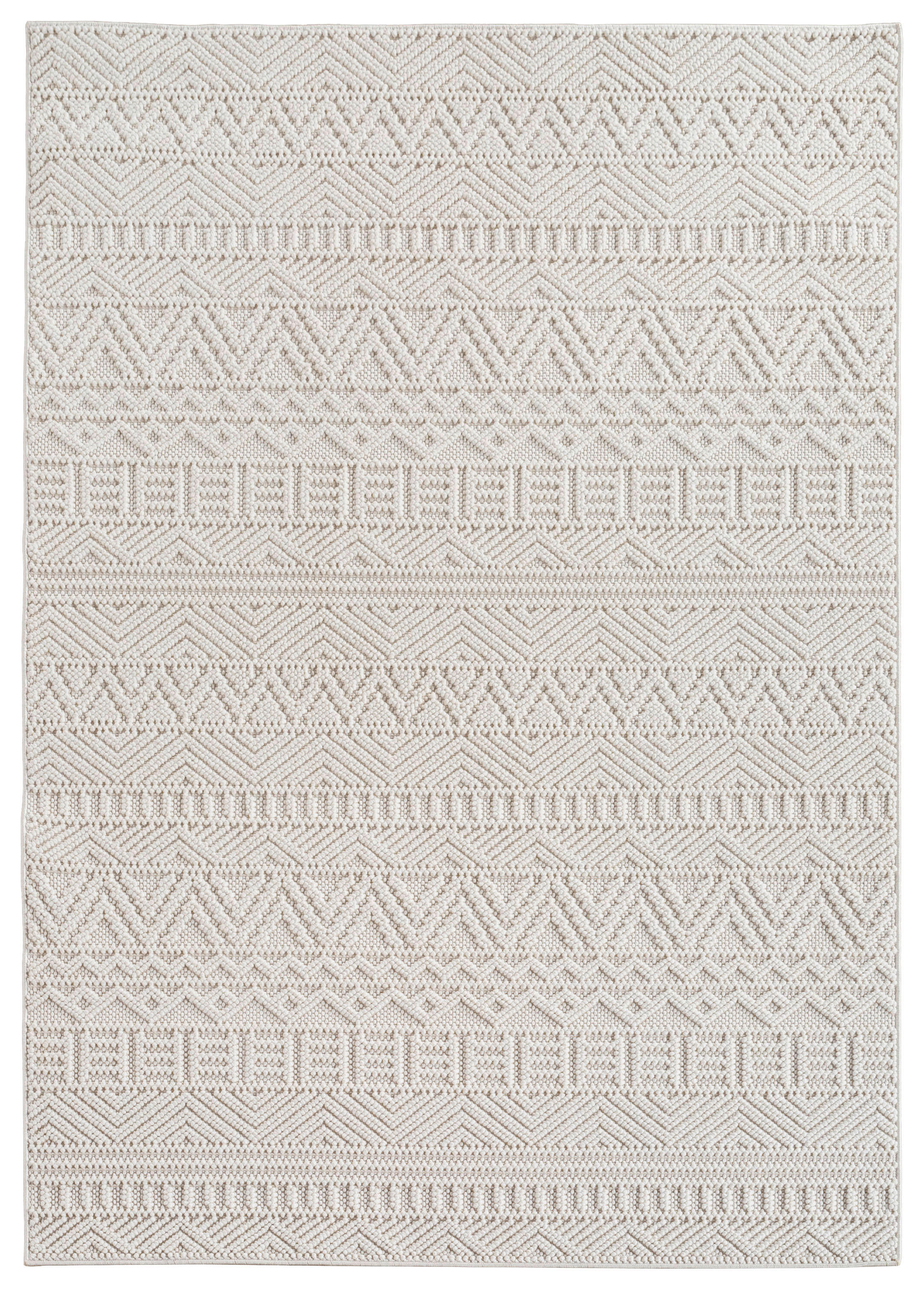 Ayyildiz Kurzflorteppich HELIX creme B/H/L: ca. 140x0,7x200 cm HELIX - creme (200,00/140,00/0,70cm) - Ayyildiz