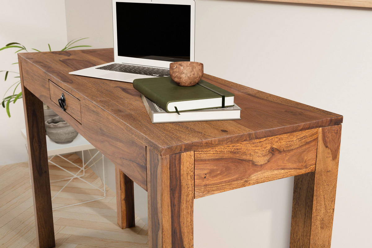 Schreibtisch B/H/T: ca. 118x76x40 cm Schreibtisch - (118,00/76,00/40,00cm) - Wohnling