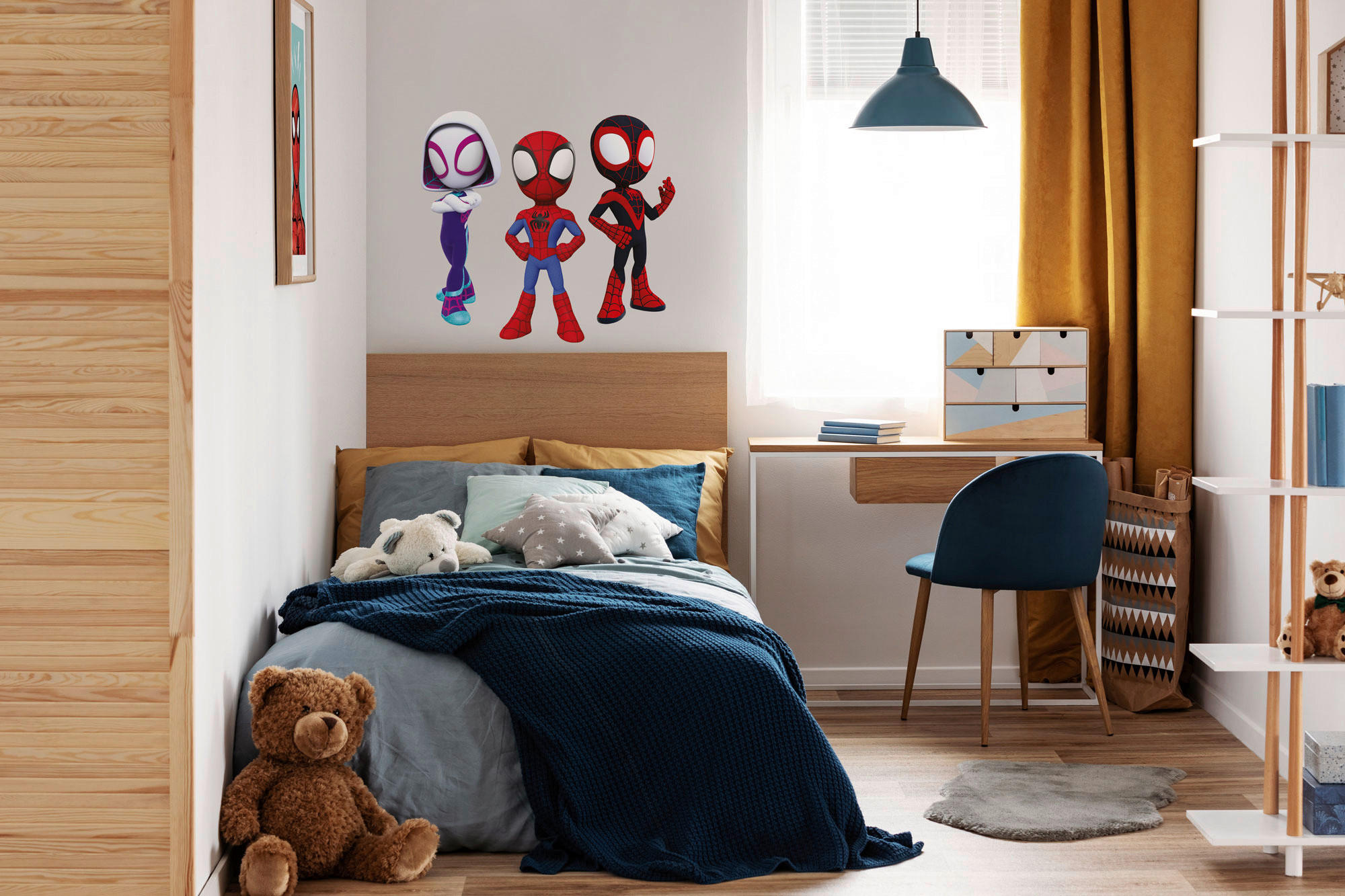 Komar Wandtattoo Spidey + Friends Trio  Spidey + Friends Trio B/L: ca. 50x70 cm Spidey + Friends Trio - (50,00/70,00cm) - Komar