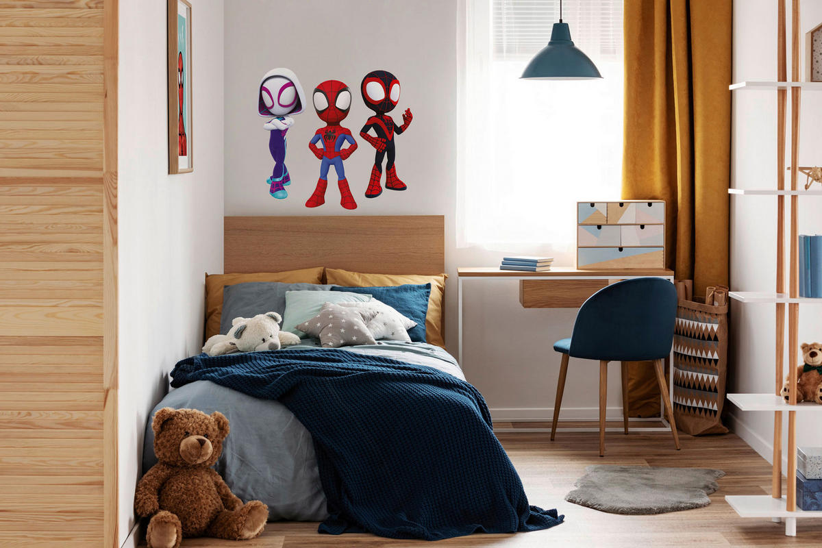 Komar Wandtattoo Spidey + Friends Trio  Spidey + Friends Trio B/L: ca. 50x70 cm Spidey + Friends Trio - (50,00/70,00cm) - Komar