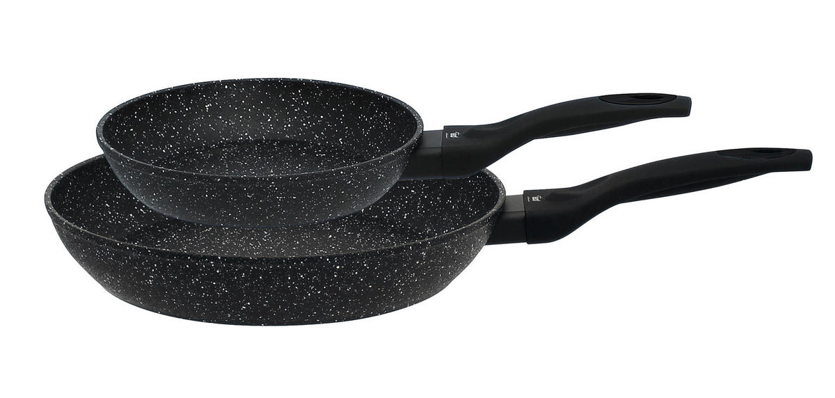 ELO Pfannenset schwarz Aluminium Pfannenset_2tlg. - schwarz (66,00/37,00/18,50cm) - ELO