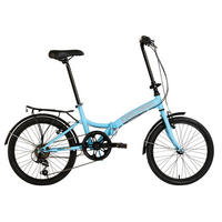 DaCapo Faltrad Foldtech Foldtech 20 Zoll Rahmenhöhe 32 cm 6 Gänge blau blau ca. 20 Zoll Foldtech - blau (118,00/23,00/55,00cm) - DaCapo