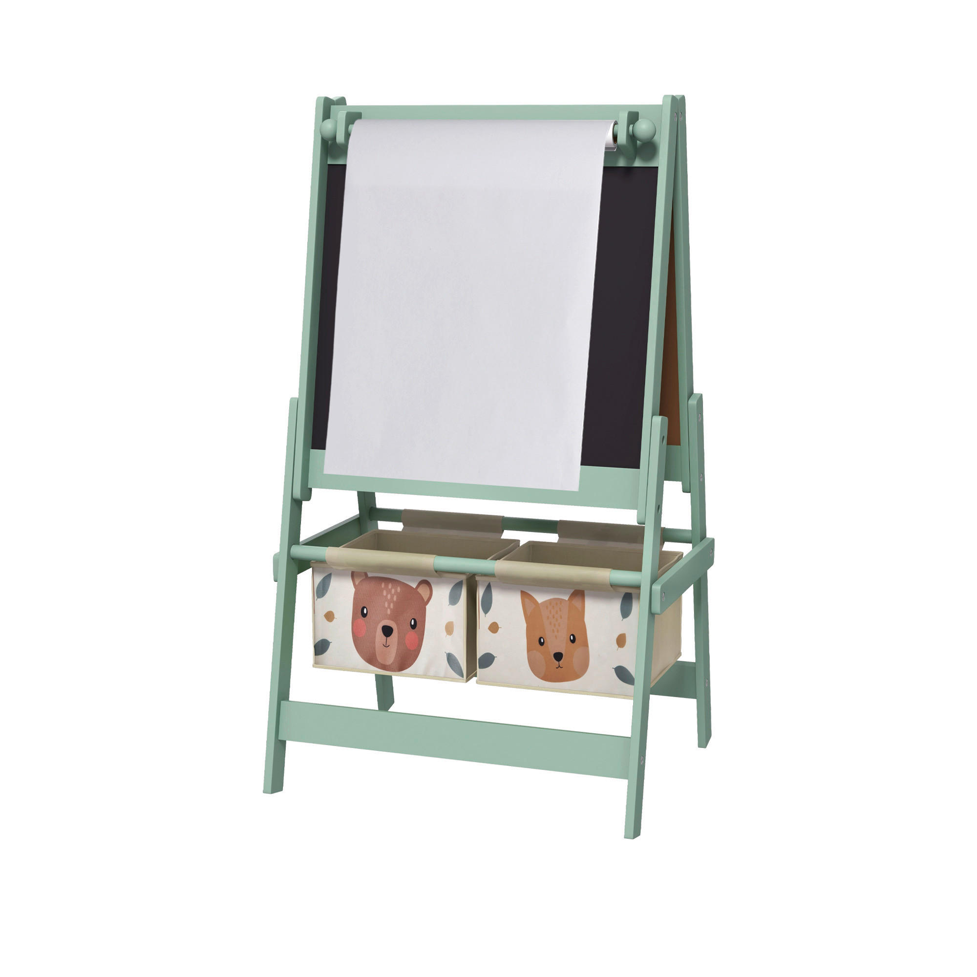 AIYAPLAY Kindertafel B/H/L: ca. 46,5x93x54 cm Kindertafel - grün (54,00/46,50/93,00cm) - AIYAPLAY
