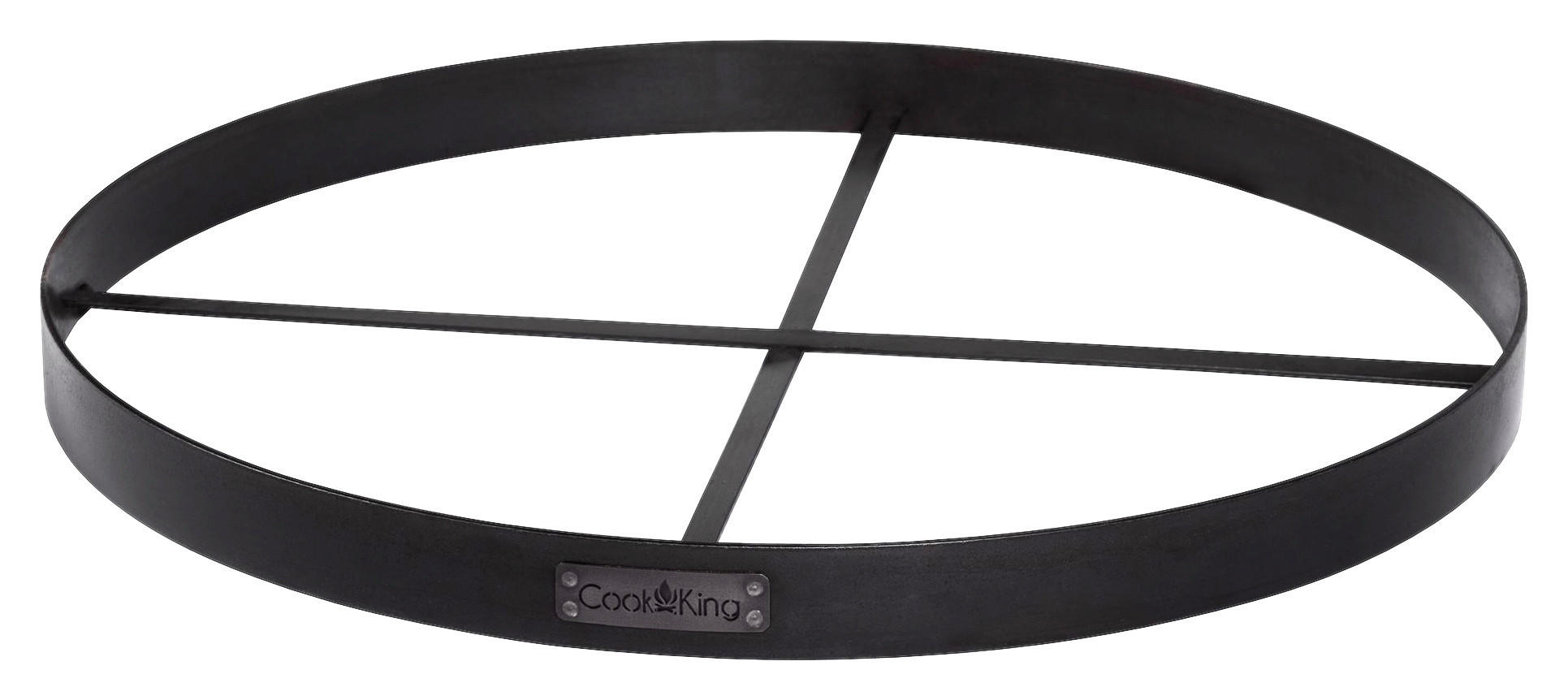CookKing Feuerschalenbasis 100 schwarz Stahl B/H/T: ca. 100x6x100 cm 100 - schwarz (100,00/6,00/100,00cm) - CookKing