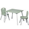 Kesper Kindertisch mit 2 Stühlen mint Spanplatte B/H/L: ca. 55x45x55 cm Kindertisch_mit_2_Stühlen - mint (55,00/55,00/45,00cm) - Kesper