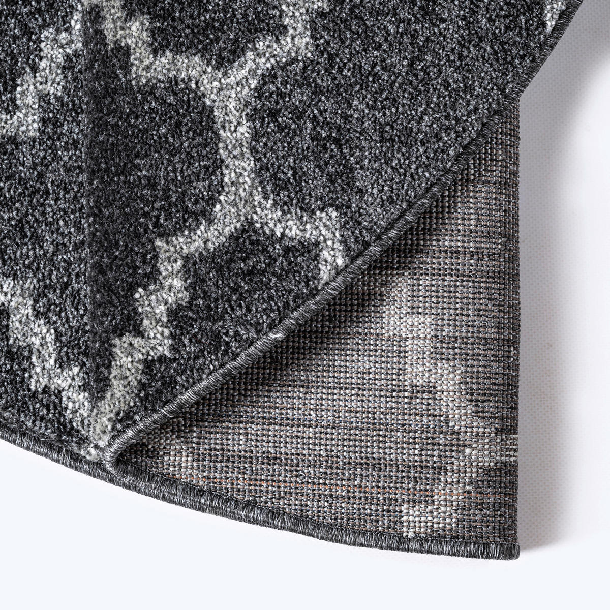 Sanat Teppich schwarz B/L: ca. 200x200 cm Teppich_Boho_8202_200x200 - schwarz (200,00/200,00cm) - Sanat