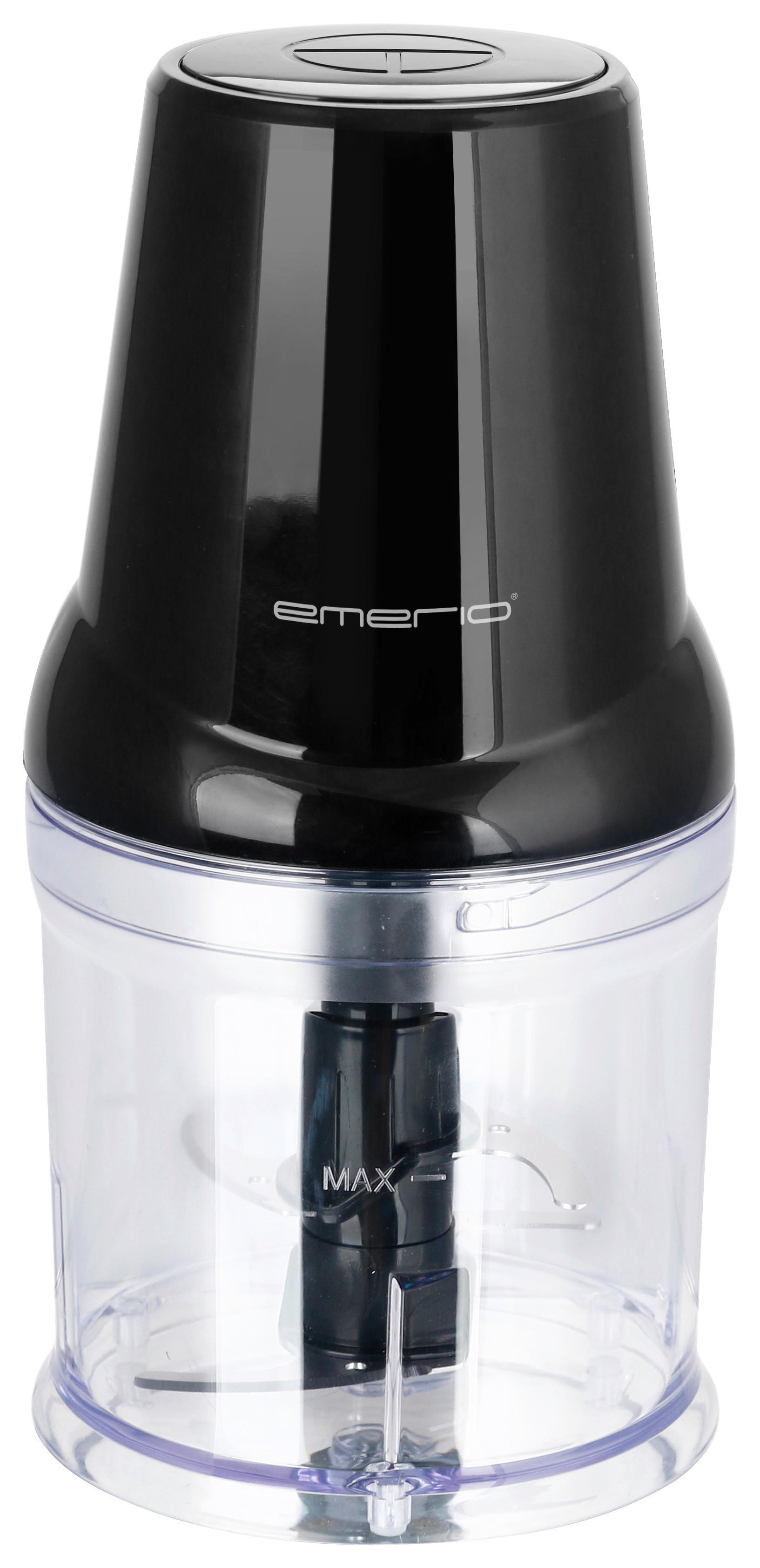 Emerio Multi-Zerkleinerer MC-126196.5 schwarz Kunststoff Edelstahl B/H/L: ca. 11x21,6x11 cm Multi-Zerkleinerer MC-126196.5 - schwarz (11,00/11,00/21,60cm) - Emerio
