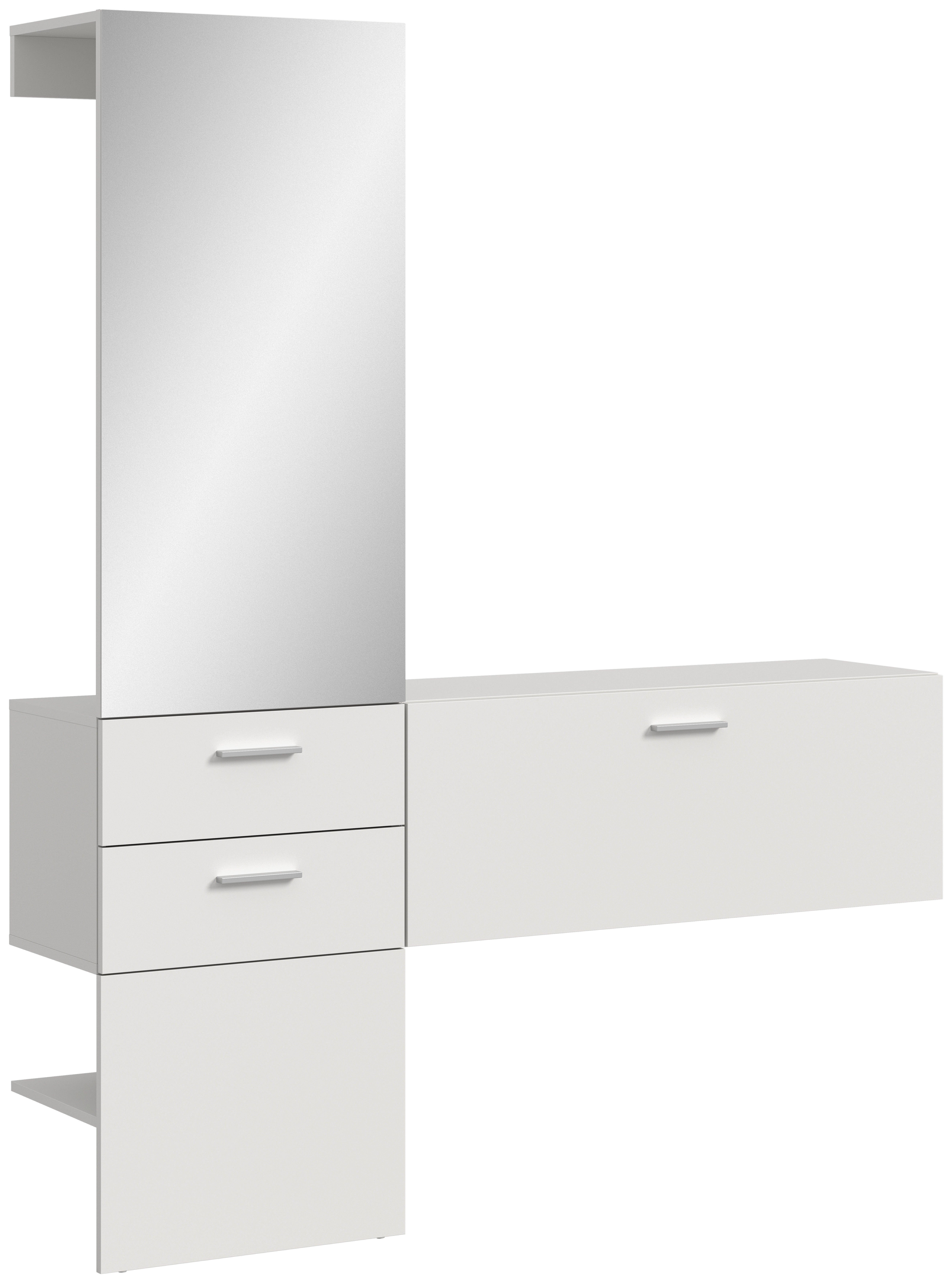 Garderobe VAGA weiß B/H/T: ca. 156x190x36 cm VAGA - weiß (156,00/190,00/36,00cm) - xonox.home