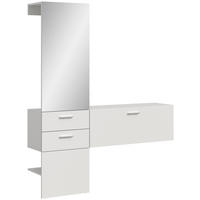Garderobe VAGA weiß B/H/T: ca. 156x190x36 cm VAGA - weiß (156,00/190,00/36,00cm) - xonox.home