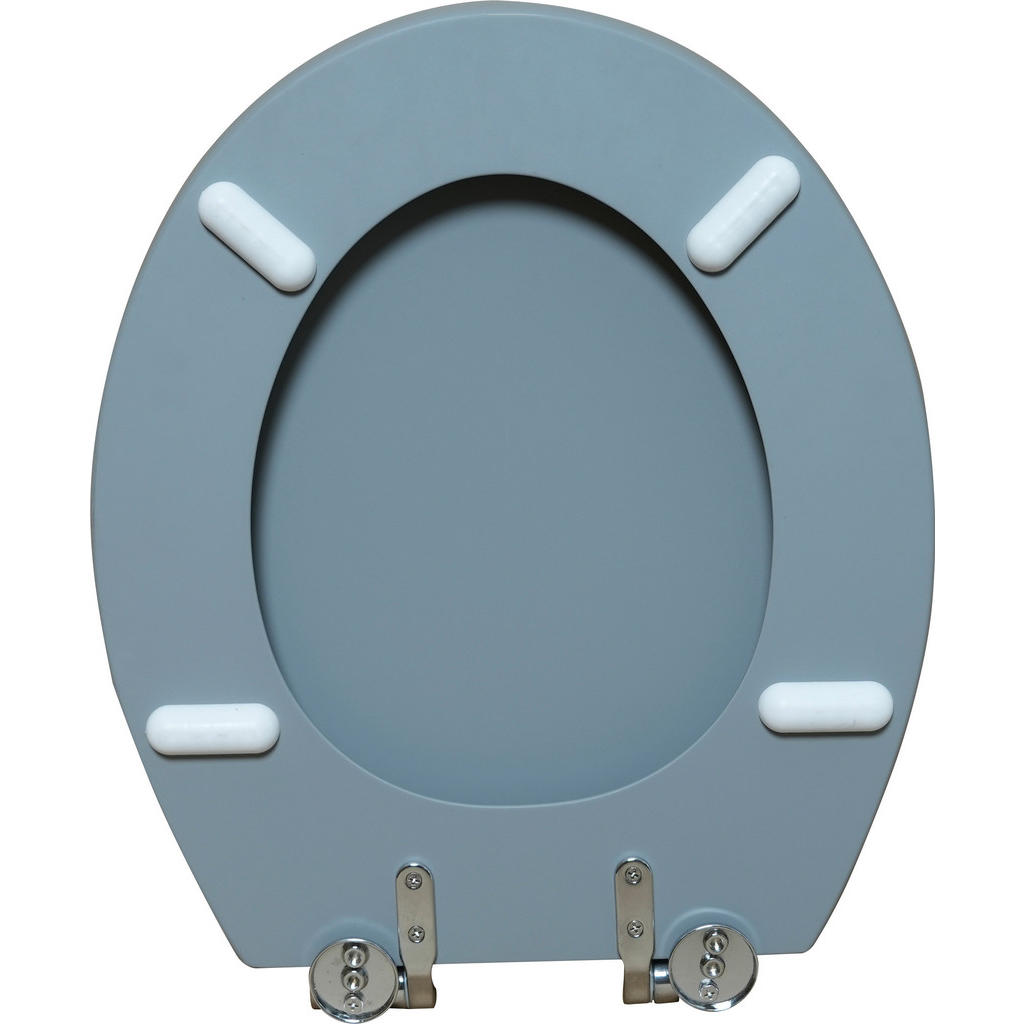 Thumbnail - WC-Sitz grau MDF B/H/T: ca. 45x6x38 cm