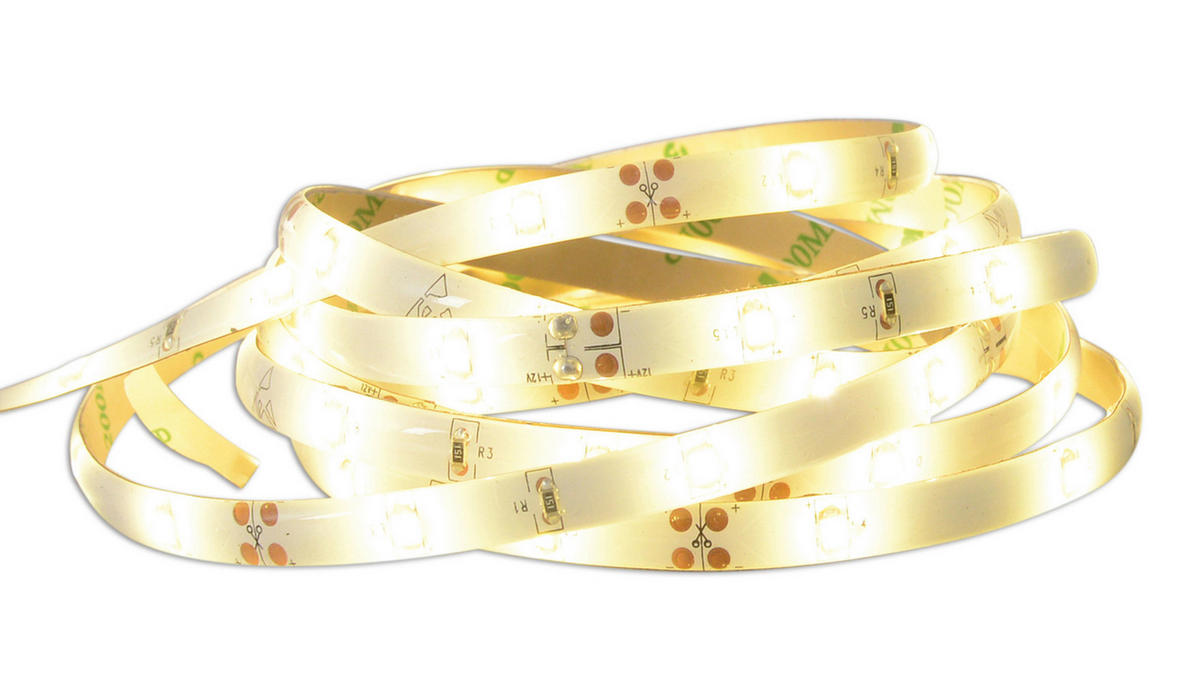 Näve Leuchten Unterbett-LED-Streifen warmweiß Kunststoff B/H/T: ca. 240x0,2x0,8 cm Unterbett-LED-Streifen - warmweiß (240,00/0,20/0,80cm) - Näve Leuchten