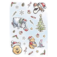 Komar Wandtattoo Winnie Pooh Christmas Disney Winnie Pooh Christmas B/L: ca. 50x70 cm Winnie Pooh Christmas - (50,00/70,00cm) - Komar