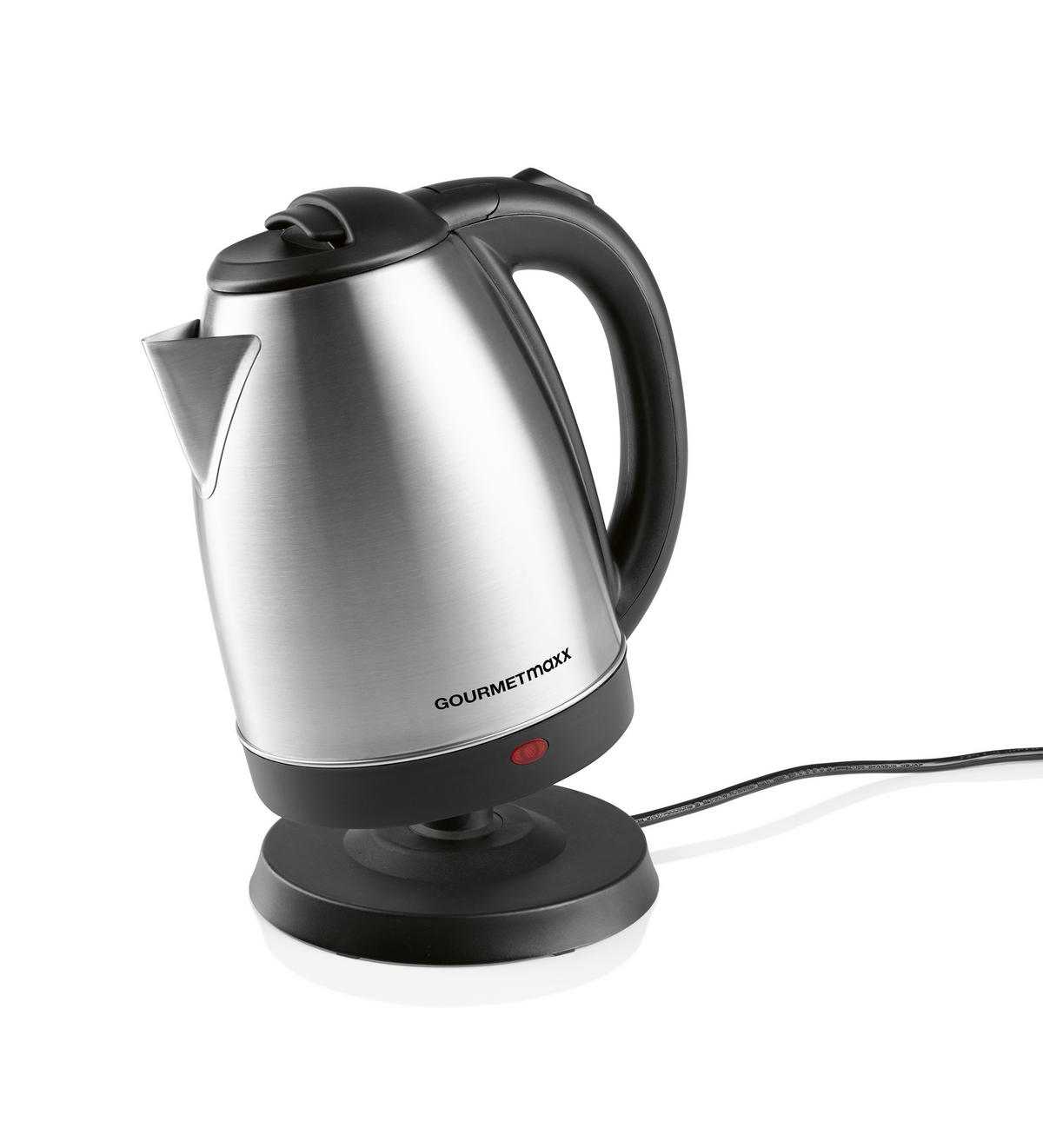 GOURMETmaxx Wasserkocher Wasserkocher - schwarz (20,50/17,00/23,50cm) - GOURMETmaxx
