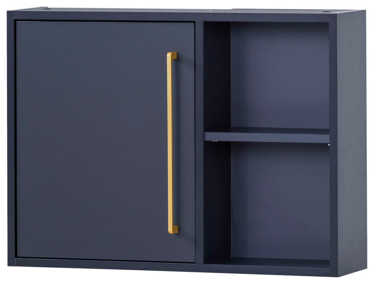 Hängeschrank Kent dunkelblau B/H/T: ca. 66,8x48,4x16 cm Kent - dunkelblau (66,80/48,40/16,00cm) - Möbelpartner