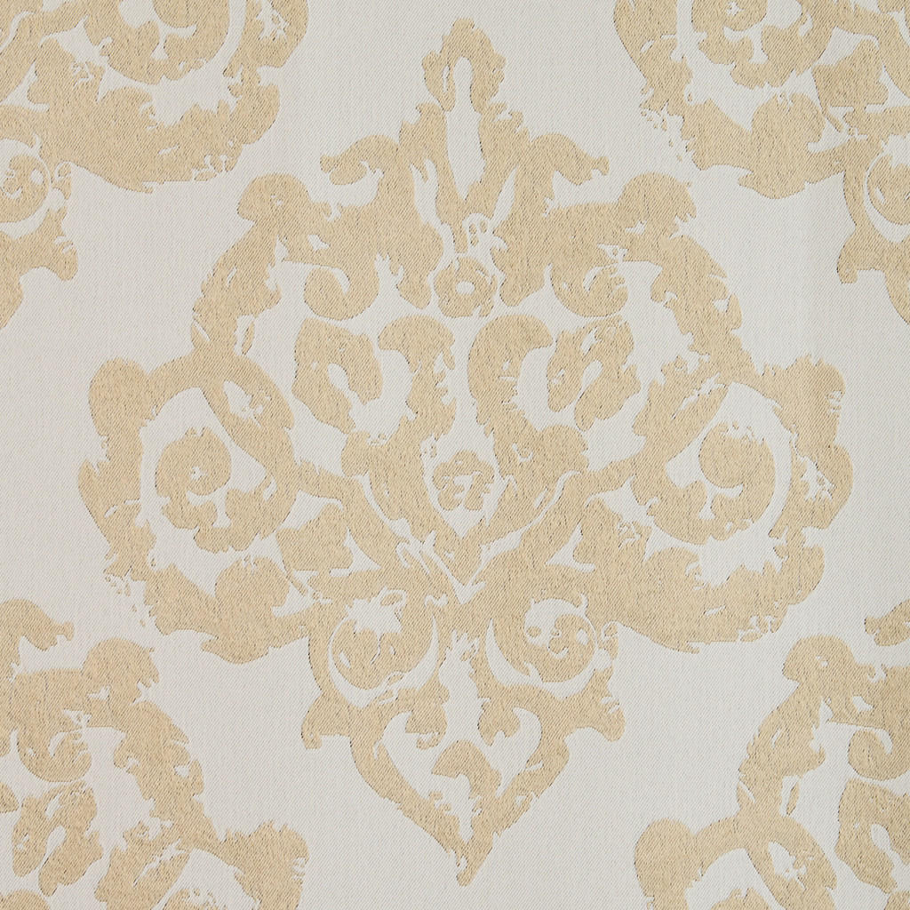 Thumbnail - Ösenvorhang Ornament champagner B/L: ca. 135x245 cm