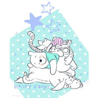 Komar Poster Winnie Pooh Beary Sleepy Disney B/L: ca. 40x50 cm Winnie Pooh Beary Sleepy - (40,00/50,00cm) - Komar