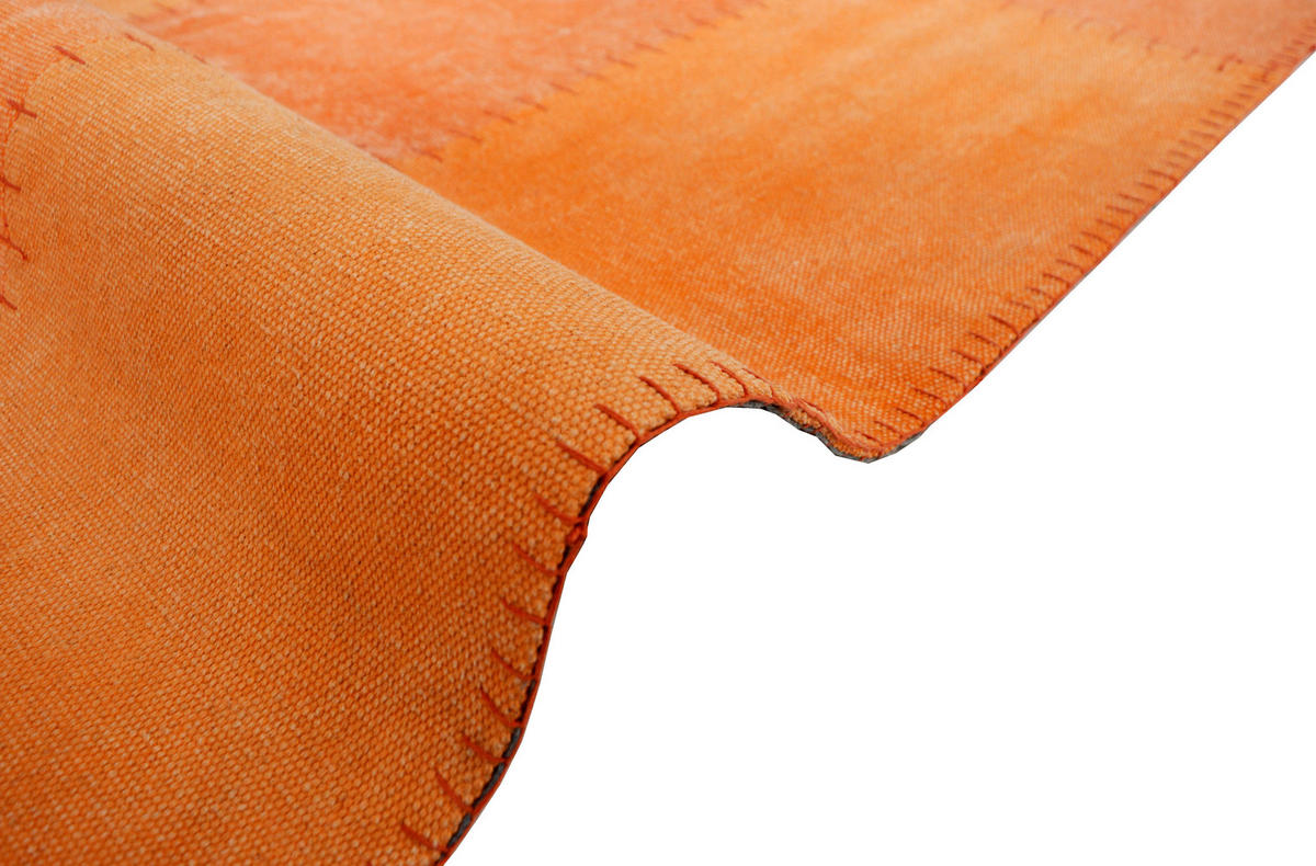 Kayoom Kurzflorteppich Lyrical 110 mehrfarbig B/L: ca. 120x170 cm Lyrical 110 - orange/mehrfarbig (120,00/170,00cm) - Kayoom