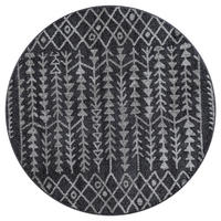 Sanat Teppich schwarz B/L: ca. 120x120 cm Teppich_Boho_8204_120x120 - schwarz (120,00/120,00cm) - Sanat